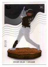 2023 Panini Chronicles Magnitude OSCAR COLAS #8 Gold Clear Rookie /10