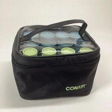 Conair HS28X Instant Heat Compact Styler Setter Hot Rollers Travel Bag 12 curler