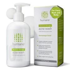 Benzoyl Peroxide Acne Treatment Body Wash 10 Max Strength Face Back Glutes