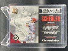 Scott Schebler 2017 Chronicles 332/999 Thriving In The Clutch #27