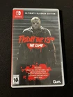Friday the 13th Nintendo Switch Video Game Tested And Working