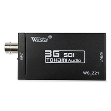 SDI to HDMI Converter 3G/HD-SDI to HDMI Audio Video Adapter Full HD 1080P for...