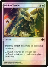 MTG Divine Verdict Foil ** Theros ** English