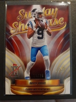 2025 Topps Signature Class Bryce Young Sunday Showcase SS-23 Low #'d  /25