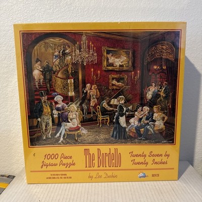 Sunsout The Bordello 1000 Piece Jigsaw Puzzle By Lee Dubin DU24126 1998 New Seal