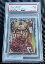 Steve Young 1997 Donruss Legends of the Fall #10 /10000 49ers - PSA 10 POP 1