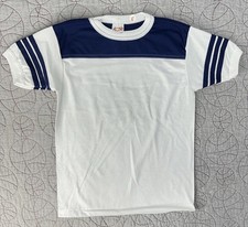 Deadstock VTG Alore Single Stitch Classic Retro Ringer T-Shirt Youth 14-16 USA