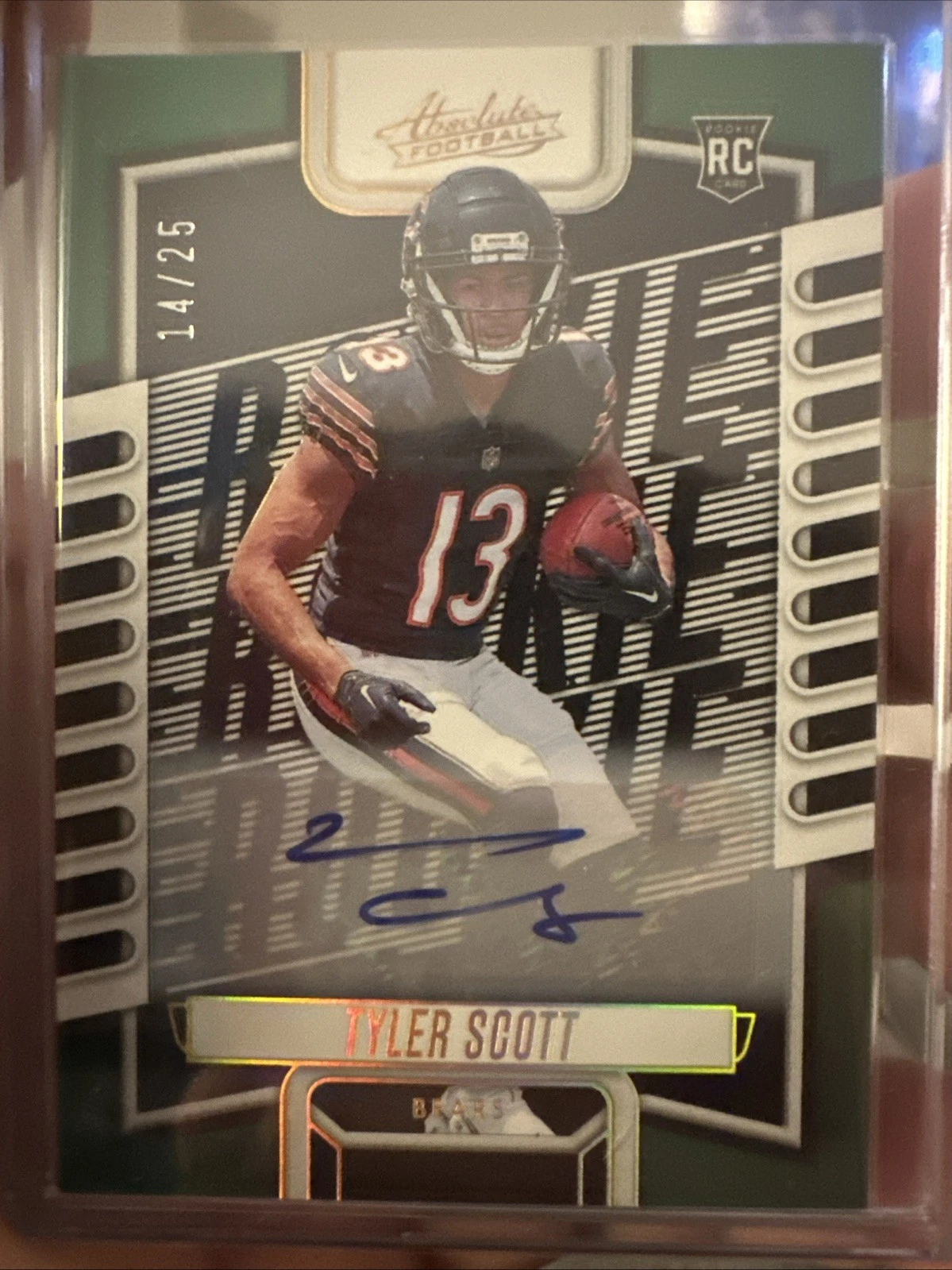 Tyler Scott Panini Absolute #137 Signature-Green Spectrum