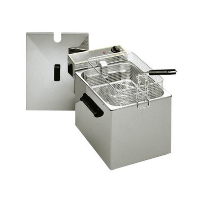 Equipex RF12SP Full Pot Countertop Electric Roller Grill Fryer w/ 25-Lb. Capa...