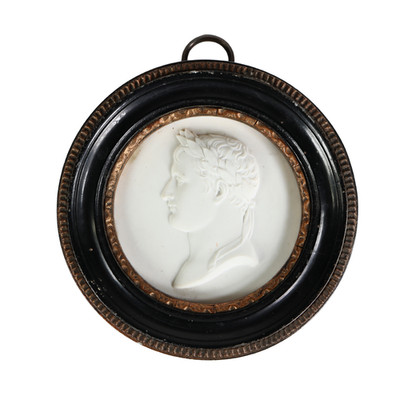 Napoleon Parian Profile Plaque