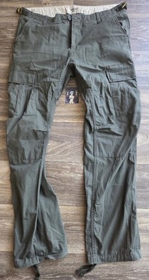 Carhartt WIP Work In Progress  Aviation Cargo Pants Ripstop Olive Green 34x32 