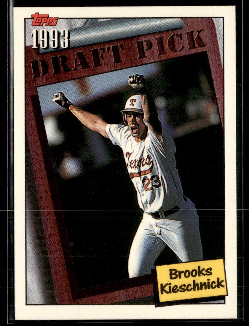 1994 Topps #205 Brooks Kieschnick RC Baseball Card 3901O