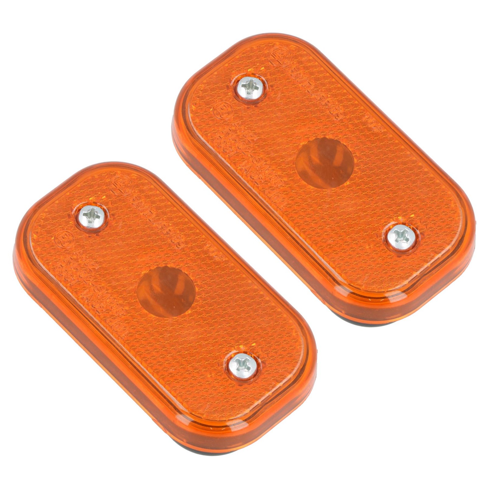 2 x Replacement Amber Orange Side Marker Light / Lamp Trailer Caravan