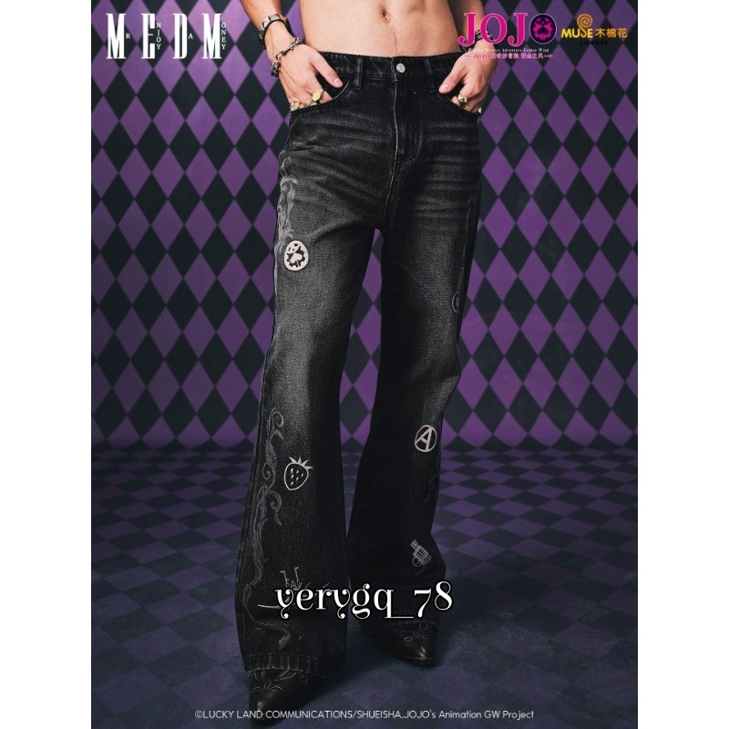 JoJo's Bizarre Adventure:Golden Wind‌ All Icon Embroidery Casual
