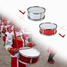 11inch Snare Drum Percussion Instrument Lightweight with Gloves Musical