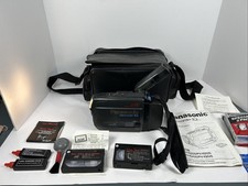 Panasonic Palmcorder IQ PV-IQ325D VHS-C Camcorder Bundle Power Cord Case Extra..