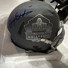 Barry Sanders Autographed NFL Pro Football Hall of Fame Mini Helmet