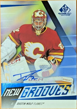 2023-24 Upper Deck SP Game Used #NG-1 Dustin Wolf New Grooves Autographs