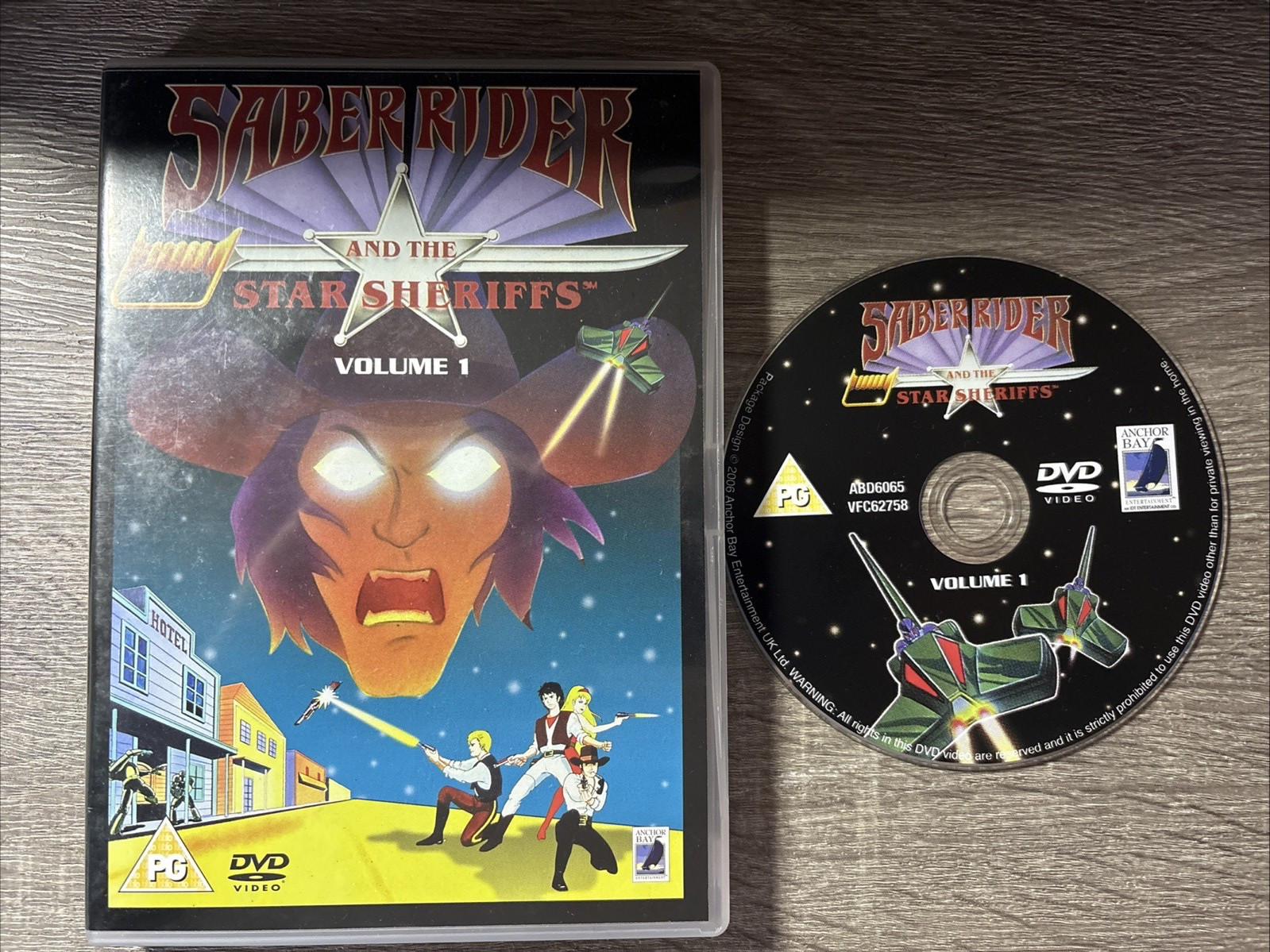 Sabre Rider and the Star Sheriffs - Volume One : DVD 2004 VGC