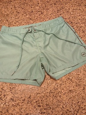 Oneil Womens Board Atletic Shorts Turquoise Size 5 Back Packet Pants Teen Summer