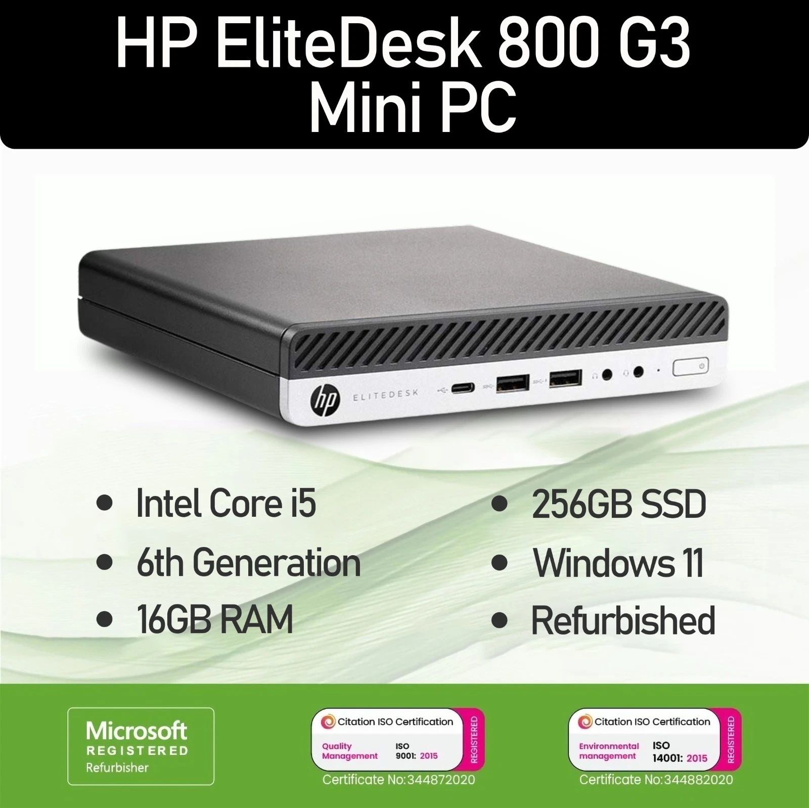 HP EliteDesk 800 G3 Mini Image 1
