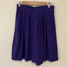 VTG The Limited Women s Sz. L High Waist Pleated Rayon Shorts Mom Purple Preppy