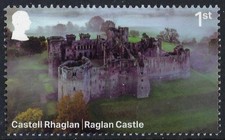 Raglan Castle on 2026 stamp