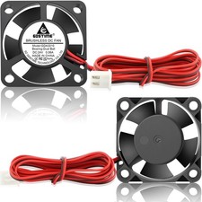 GDSTIME 30mm 3010 Fan 24V 2-Pin Dual Ball Brushless DC Cooling 2-Pack 3010