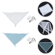 2pcs Large Children Toy Hammocks Corner Toys Holder Net Organizer for Home