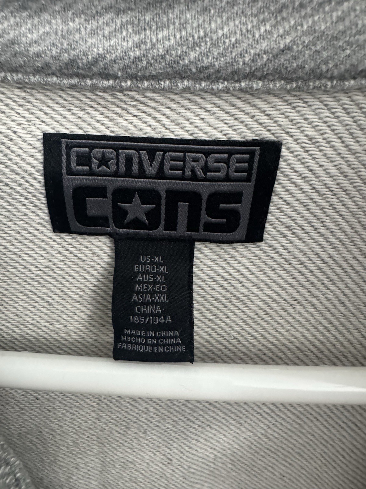 Converse Button-Down Jacket, Size XL - image 3