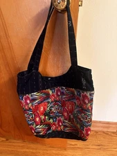 Handmade Large Tapestry Fabric Shoulder Bag Tote Multipurpose Bag Made in S.Amer