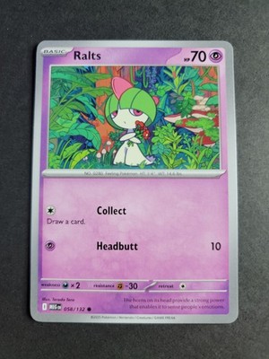 Ralts 058/132 Common Pokemon Mega Evolution