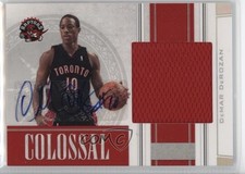 2009 Playoff National Treasures Colossal Signatures 5/49 DeMar DeRozan Auto 4f5