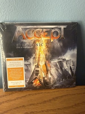 Accept Symphonic Terror Live At Wacken 2017 Blu-Ray+ 2CD set NEW sealed