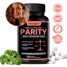 Dim Diindolylmethane 350mg Hormonal Balance Estrogen Blocker Support Metabolism