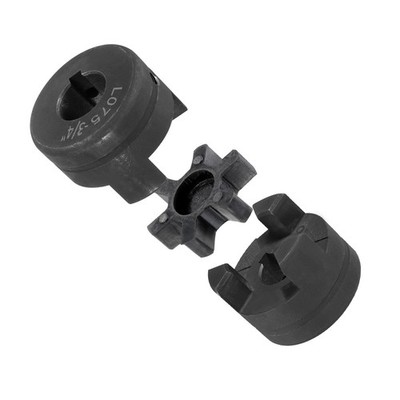 3/4'' to 7/8''L075 Flexible 3-Piece L-Jaw Coupling Coupler Set for Machine