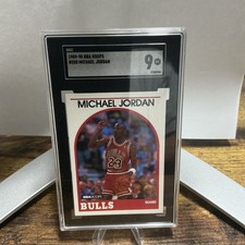 1989 HOOPS #200 MICHAEL JORDAN MINT 9