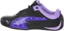 Puma Drift Cat 4 Diamonds V Kinderschuhe UK 8 EUR 25 schwarz lila 304516-02
