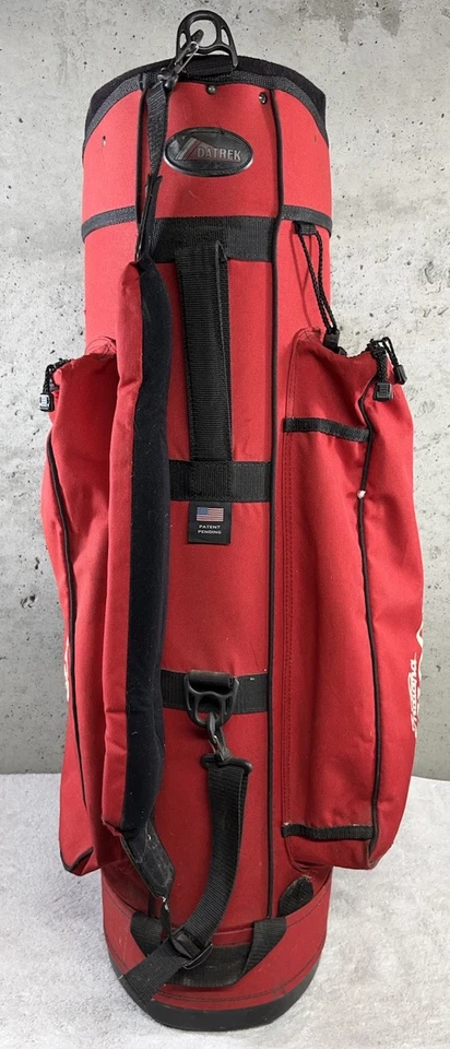Carro de golf Indiana University Hoosiers rojo Datrek bolsa de 8 vías con cubierta para lluvia Foto 4 de 4