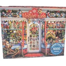Ceaco Holiday Shop 1000-Piece Puzzle 26.5x19" COMPLETE