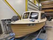 Fischerboot Füllemann HF 570 Tell mit Bodenseezulassung