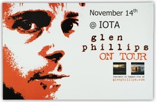 Glen Phillips 11x17 Promo Poster for Abulum & Live at Largo, Labeled for IOTA