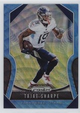 2019 Panini Prizm Blue Wave Prizm 99/199 Tajae Sharpe #159 3pb