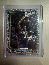 2025-26 Topps - Checklist Anthony Edwards #287 Crackleboard Foil