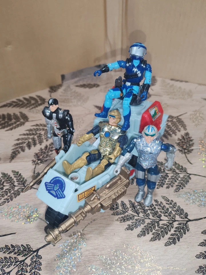 CAPTAIN POWER - VEHICULE MAGNACYCLE + 6 FIGURINE JONATHAN - MATTEL VINTAGE 1986 - Photo 2/4