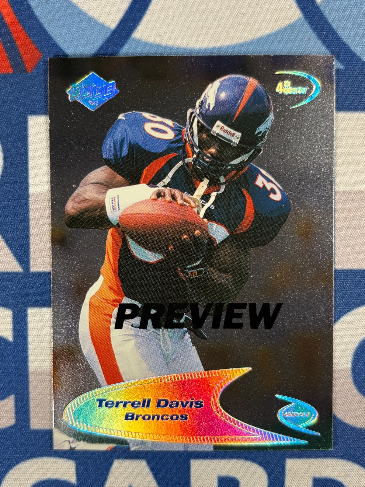 1998 Collector's Edge Odyssey Preview 4th Quarter Terrell Davis #236