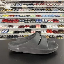 OOFOS SLIDE Sandal Black  Lightweight Comfort Recovery Footwear Unisex 6M/8W