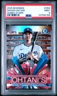 147594156 Shohei Ohtani 2025 Bowman Chrome #HS-4 Hobby Stars PSA 9