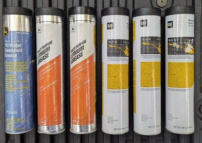 CAT NLGI #2 1P-0808-John Deere NLGI #2 PT507-John Deere NLGI TY24425 Grease