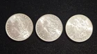 Set of (3) 1884 $1 Morgan Silver Dollar - UNC